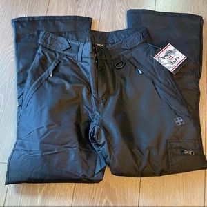 Swiss alps women’s black snow ski pants